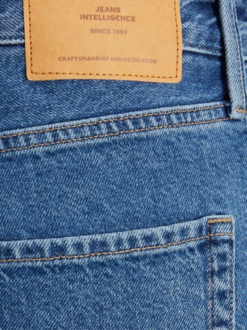 JACK & JONES Loosefit Pressveckade jeans 'Eddie' i blå