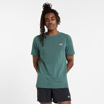 new balance Performance shirt in Green: front