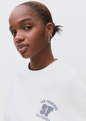 MANGO TEEN Sweatshirt 'Sanfran' in Weiß