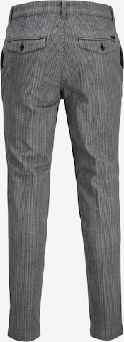 JACK & JONES Tapered Bandplooibroek 'Ace Harvey' in Grijs