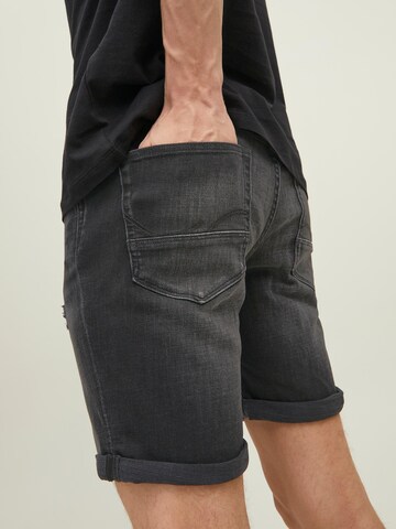 JACK & JONES Slimfit Jeansy 'Rick' w kolorze czarny