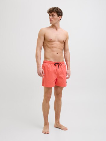Pantaloncini da bagno 'JPSTMaui' di JACK & JONES in arancione