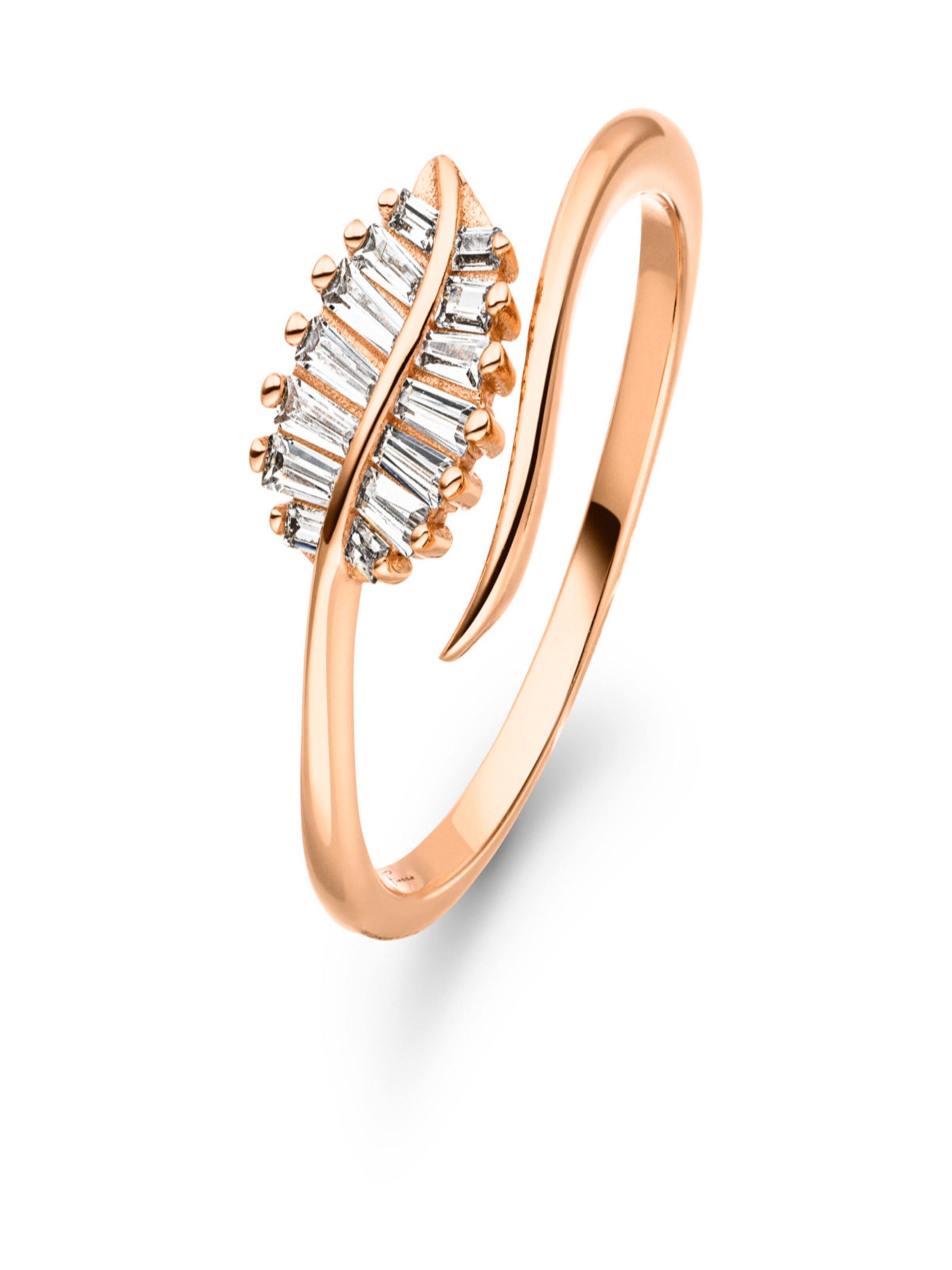 Fiocco Jewelry Ring 'Bella' in Gold: front