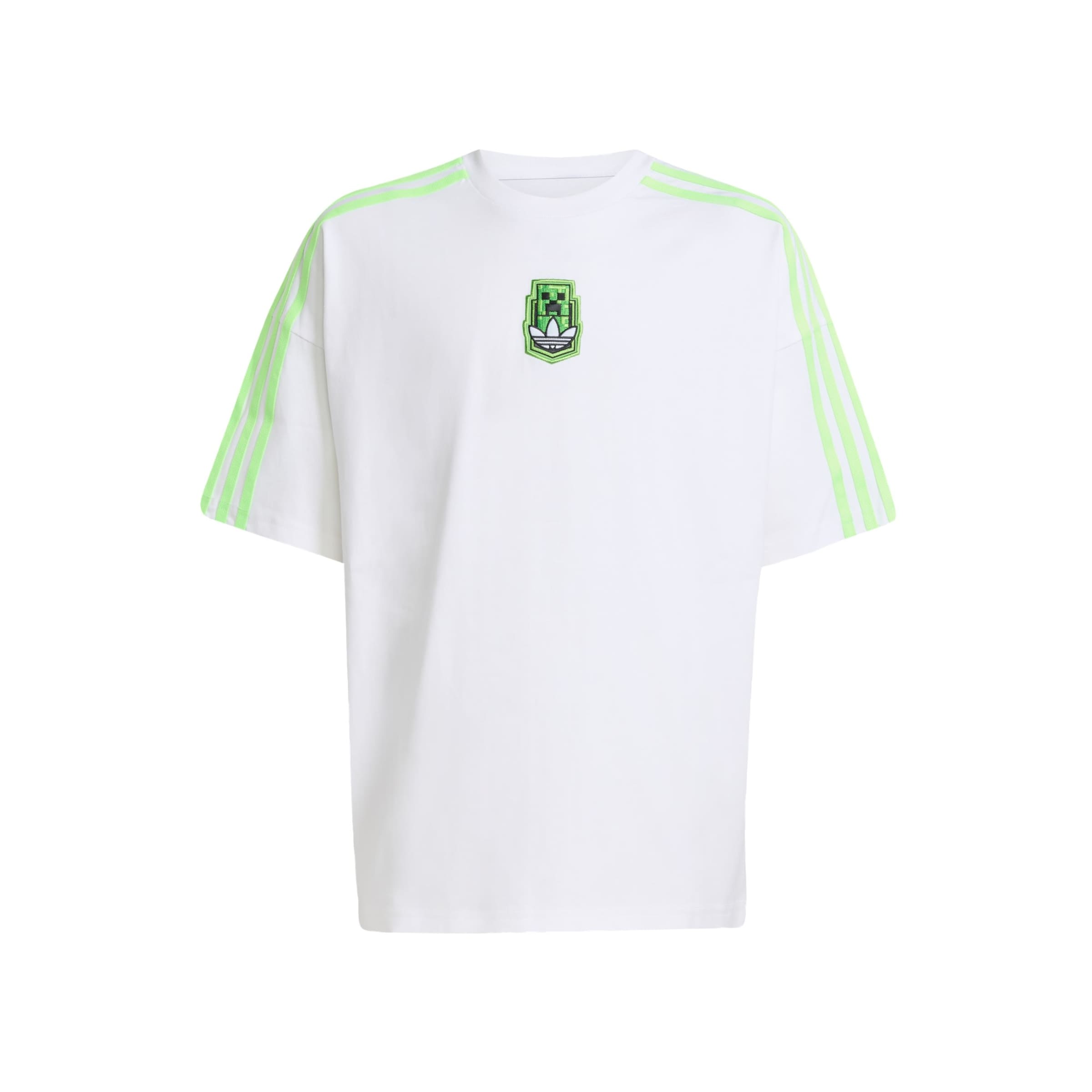 T-Shirt 'Adidas Originals X Minecraft' ADIDAS ORIGINALS en blanc : devant