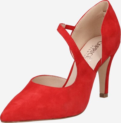 CAPRICE Escarpins en rouge, Vue avec produit