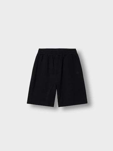 Burocs Regular Sporthose 'Sweat'‌‌‌‌‌‌‌‌‌‌ in Schwarz: Vorderseite