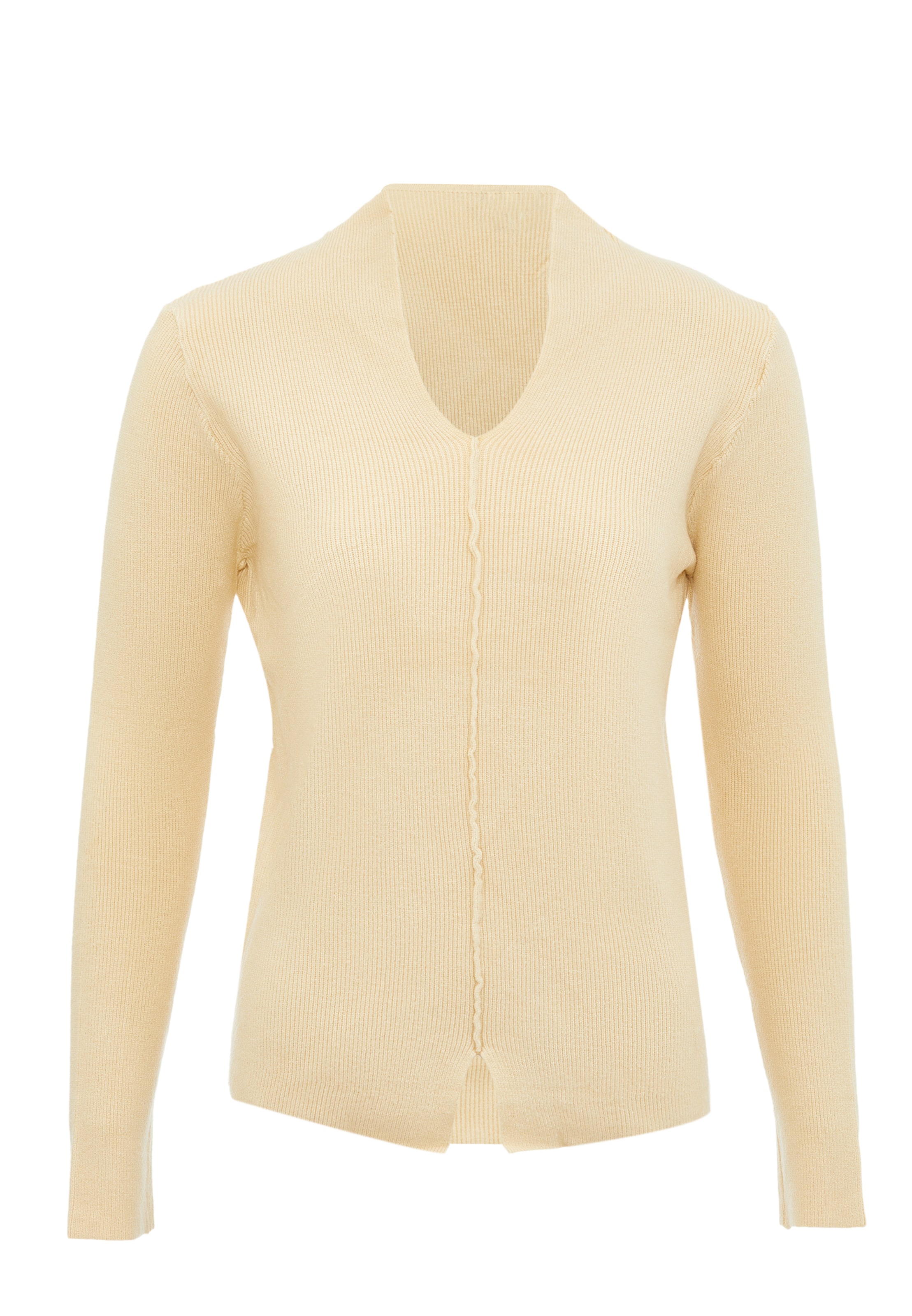 leo selection Sweater in Beige: front