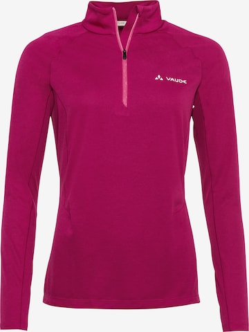 VAUDE Athletic Sweater 'Larice Light II' in Pink: front