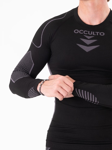 Occulto Slimfit Funktionswäsche 'James' in Schwarz