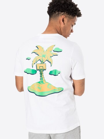 T-Shirt fonctionnel 'Summer Buckets' ADIDAS SPORTSWEAR en blanc