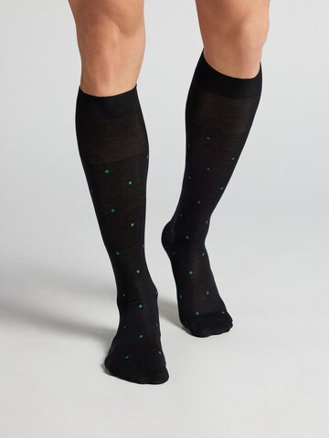 IUMAN Intimissimi Uomo Socks in Black: front