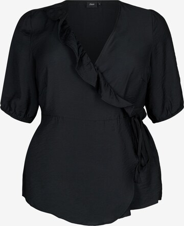 Zizzi Blouse 'XKAM' in Black: front