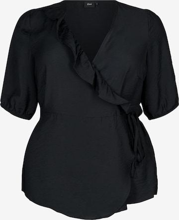 Zizzi - Blusa 'XKAM' en negro: frente