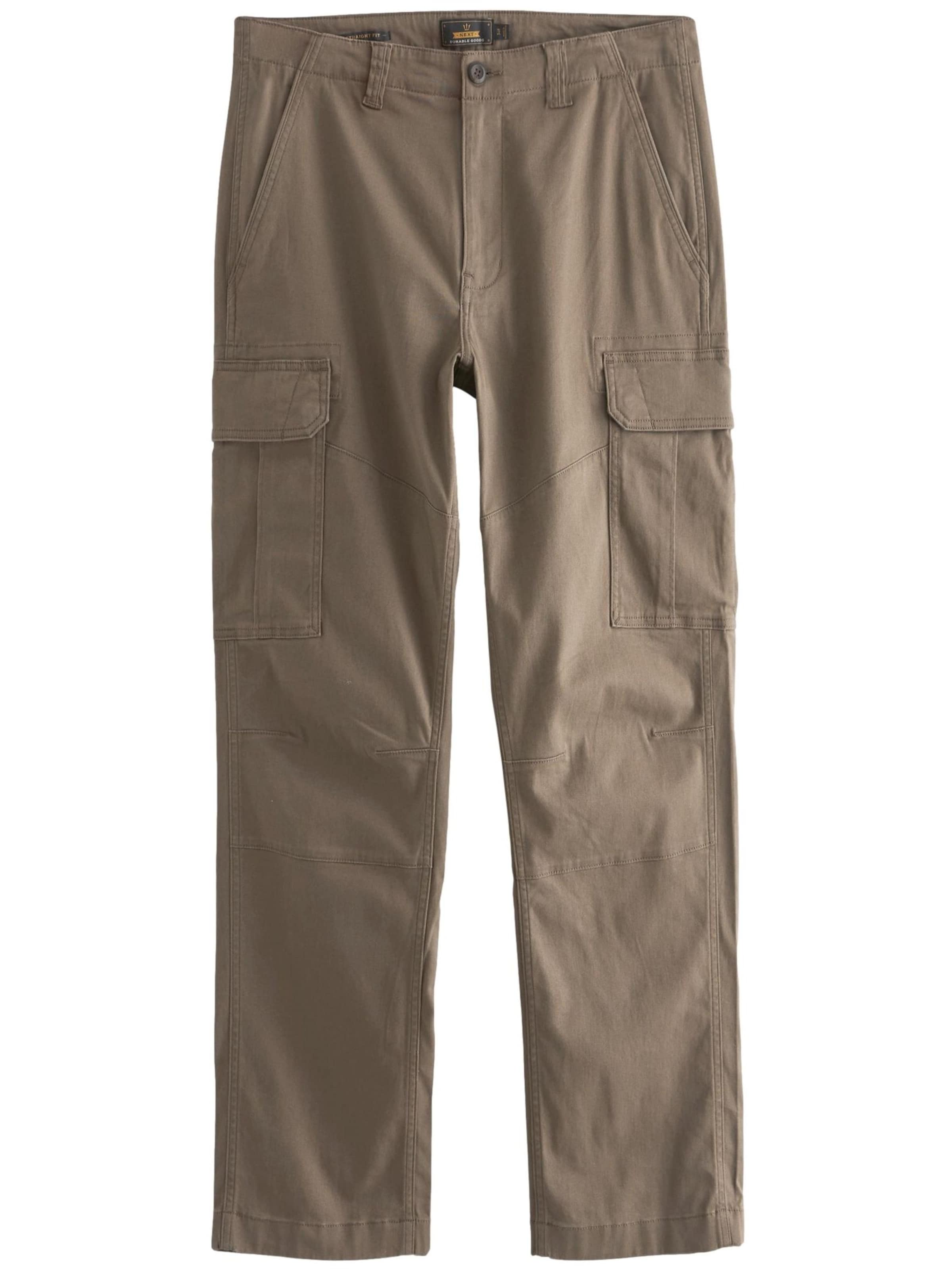 Next Ohlapna forma Kargo hlače | rjava barva: sprednja stran