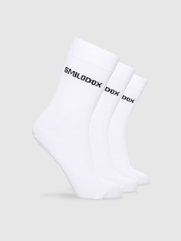 Smilodox Sportsocken 'Classic' in Weiß