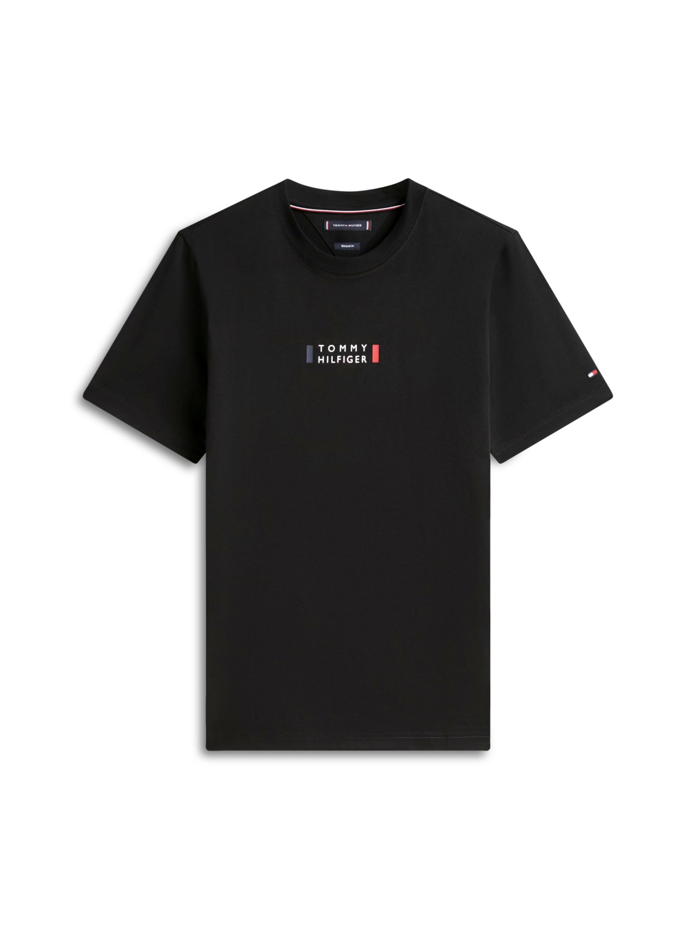 Tricou 'BRAND LOVE' de la TOMMY HILFIGER pe negru: față