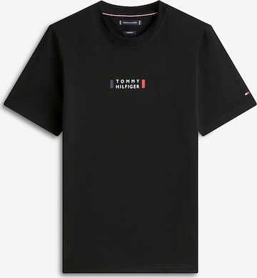 Maglietta 'BRAND LOVE' di TOMMY HILFIGER in nero: frontale
