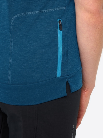 VAUDE T-Shirt 'Altissimo' in Blau