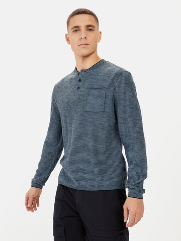 CAMEL ACTIVE Sweater in Blue: front