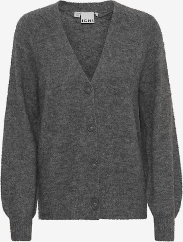 ICHI Cardigan ' Kamara ' i grå: forside
