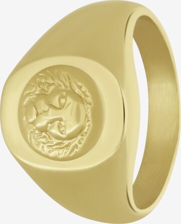 Lucardi Ring in Goud: voorkant