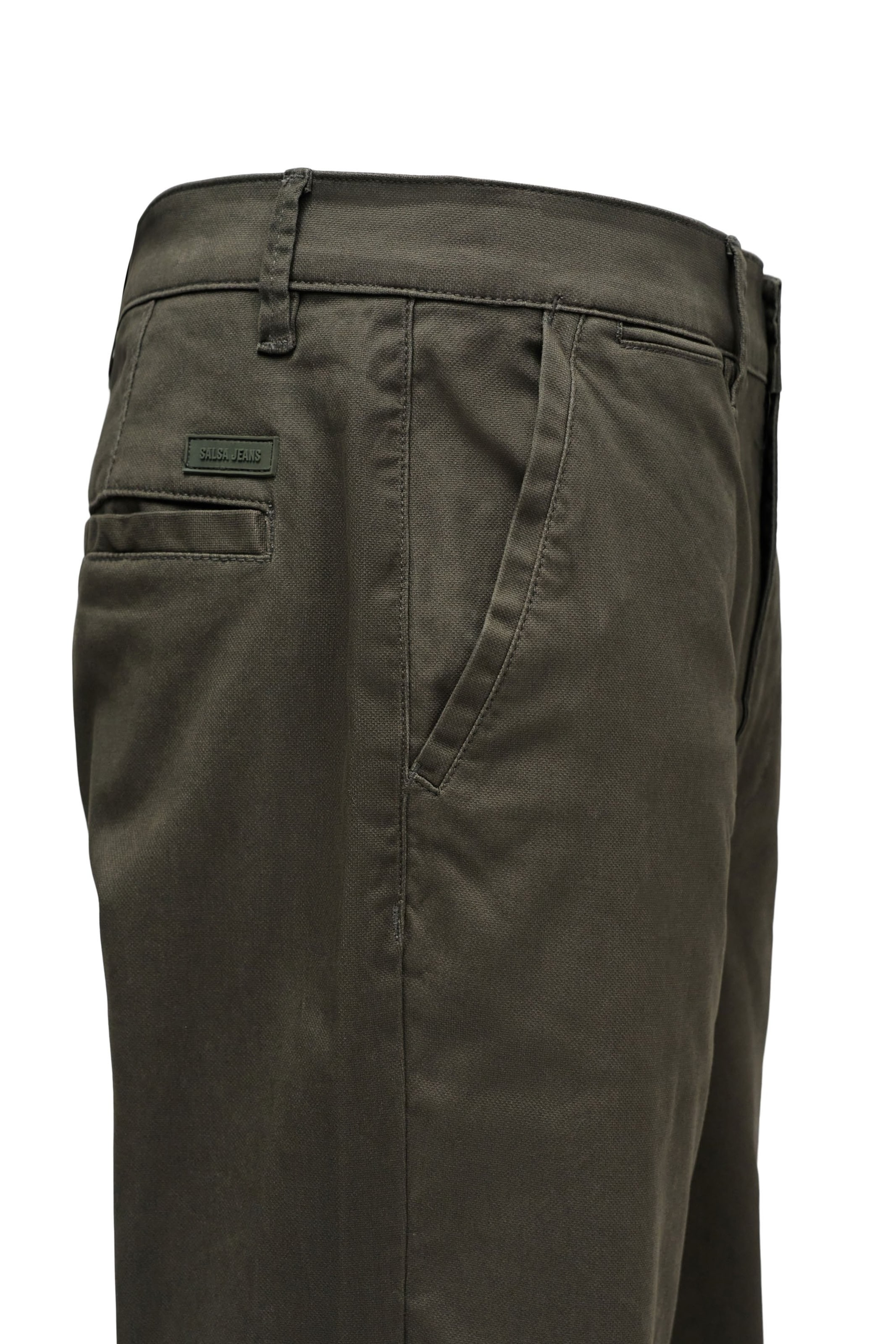 Salsa Jeans Regular Chino in Groen