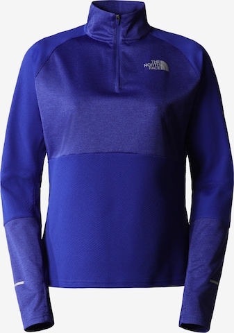 THE NORTH FACE - Sweatshirt de desporto em azul: frente