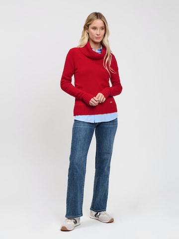 Influencer Pullover in Rot