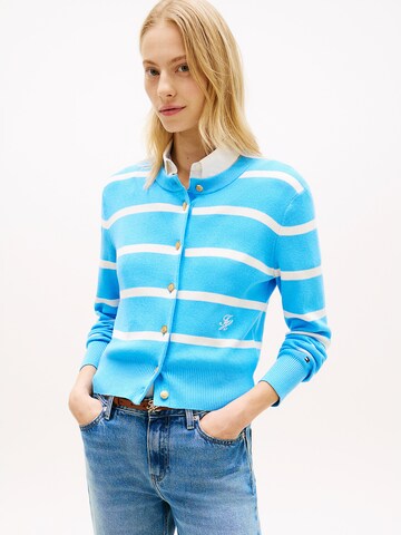 TOMMY HILFIGER Knit cardigan in Blue: front