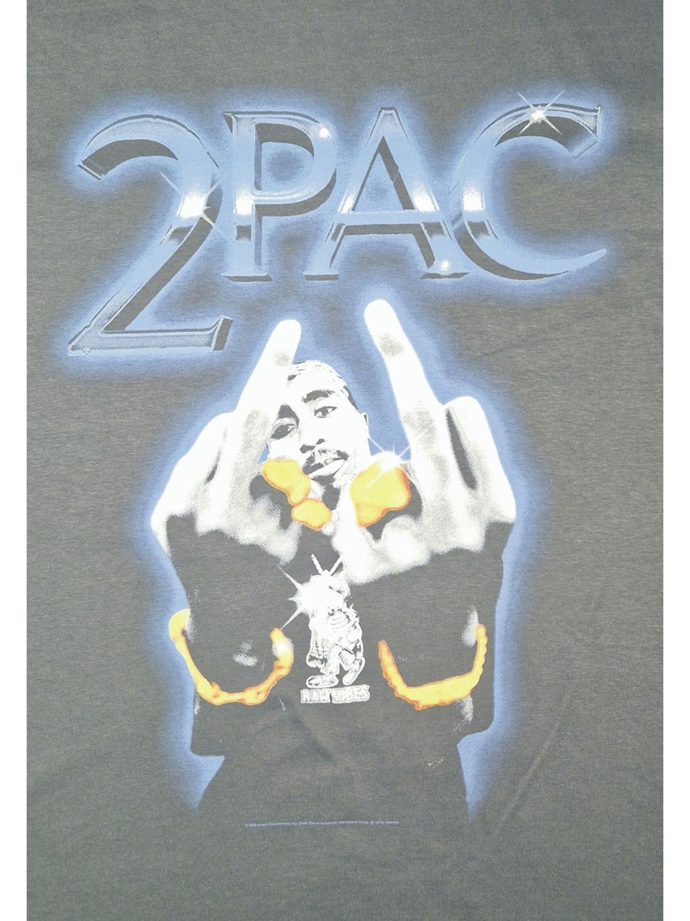 Rockshirts - Camiseta '2PAC Rude T-Shirt' en gris
