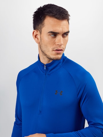 mėlyna UNDER ARMOUR Sportiniai marškinėliai 'Tech 2.0'