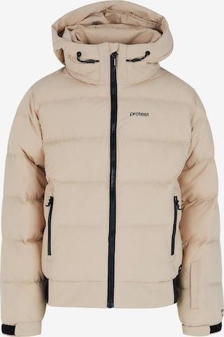 PROTEST Sportjacke 'PRTELINY JR' in Braun: Vorderseite