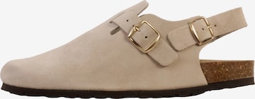 Zoccoletto di The Divine Factory in beige: frontale