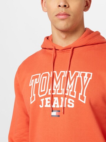 raudona Tommy Jeans Megztinis be užsegimo