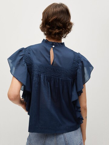 Camicia da donna 'Coliseo-H' di MANGO in blu