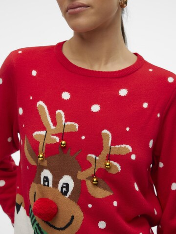 VERO MODA Sweater 'SNOWY' in Red