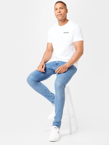 LEVI'S T-Shirt 'GRAPHIC CREWNECK TEE NEUTRALS' in Weiß