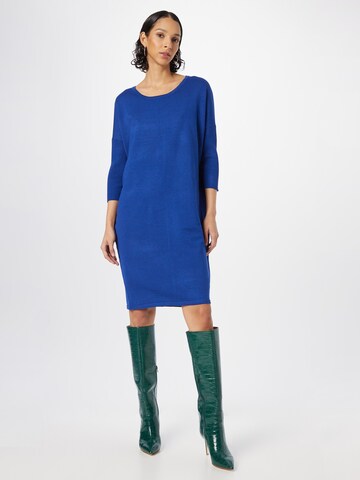 SAINT TROPEZ Knitted dress 'Mila' in Blue: front