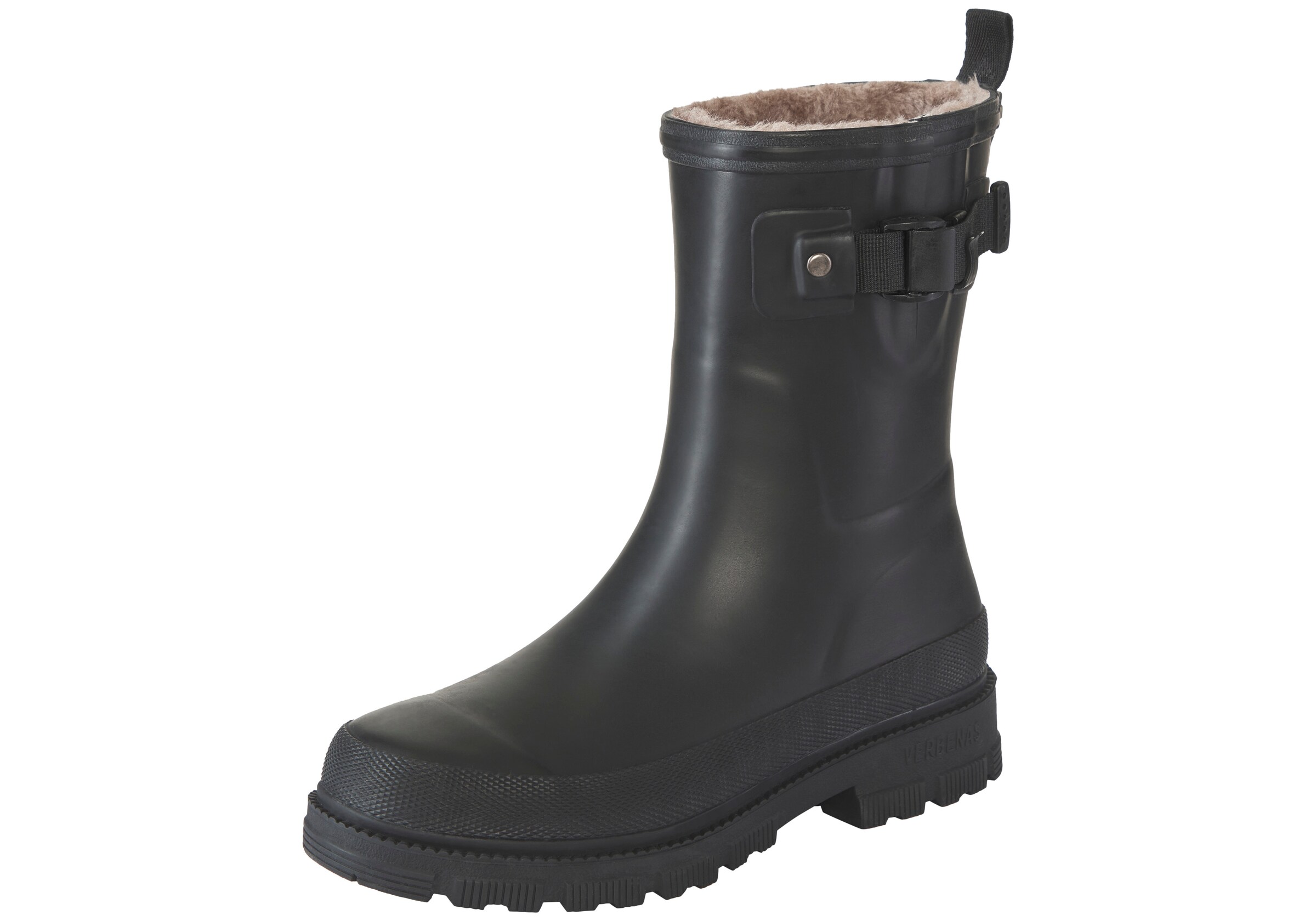 VERBENAS Gummistiefel in Schwarz: Vorderseite