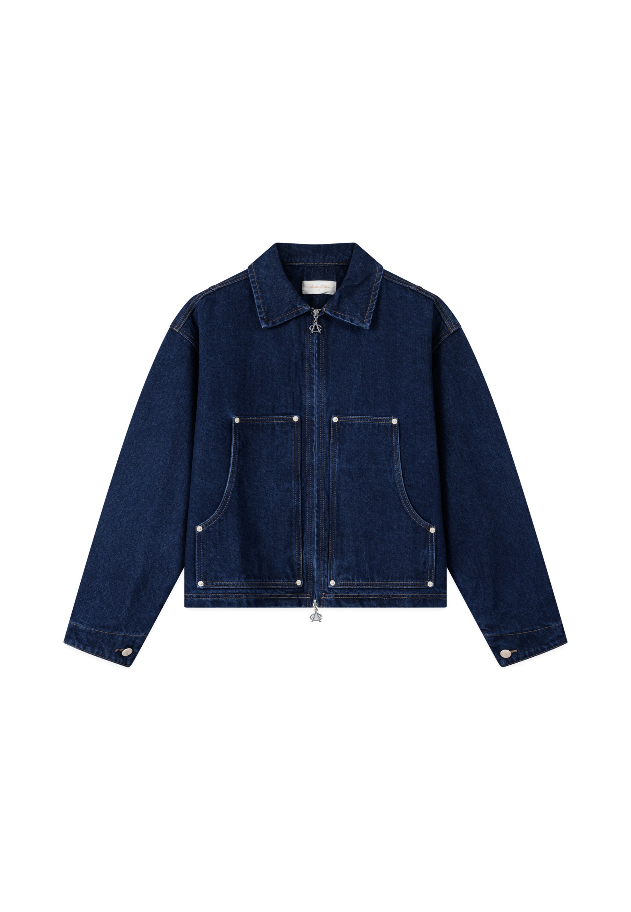 Veste mi-saison Another Cotton Lab en bleu : devant