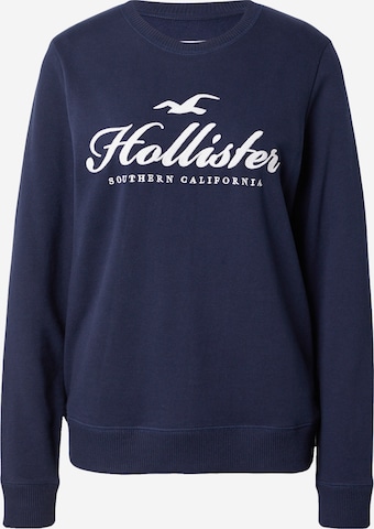 HOLLISTERSweater majica - plava boja: prednji dio