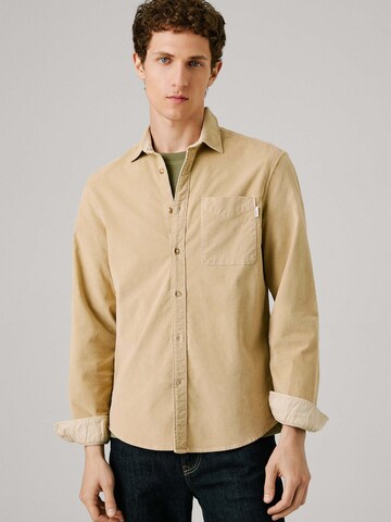 Regular fit Camicia 'Clayton' di Pepe Jeans in beige