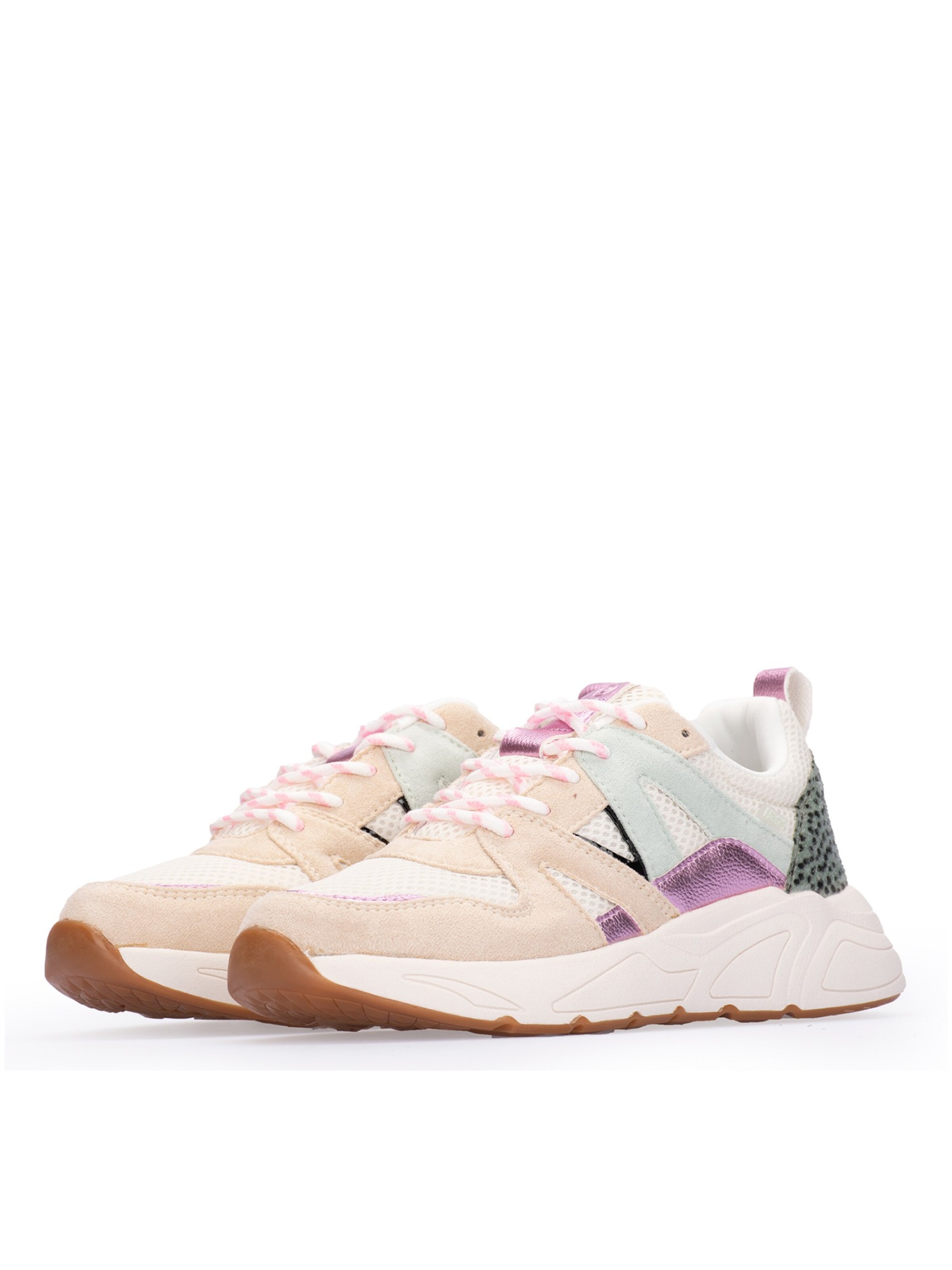 POSH by Poelman Sneakers laag 'Carocel' in Beige