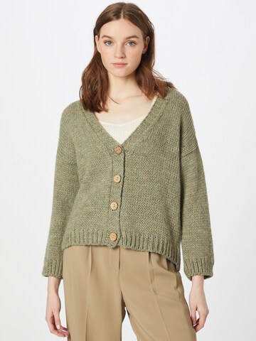 ZABAIONE Knit Cardigan 'Norma' in Green: front