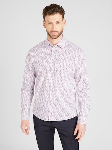 BLEND Regular fit Button Up Shirt in White: front