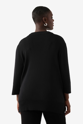 Ulla Popken Sweater in Black: front