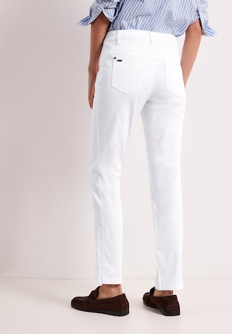 STREET ONE Slimfit Hose in Weiß