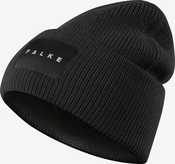 FALKE Mütze in Schwarz: Vorderseite
