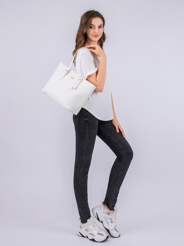 Princely London - Shopper 'Beverly' en blanco
