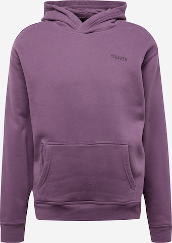 HOLLISTER Sweatshirt in Purple: front